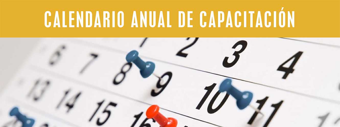 Calendario anual de capacitacion y certificación en Grupo SSC