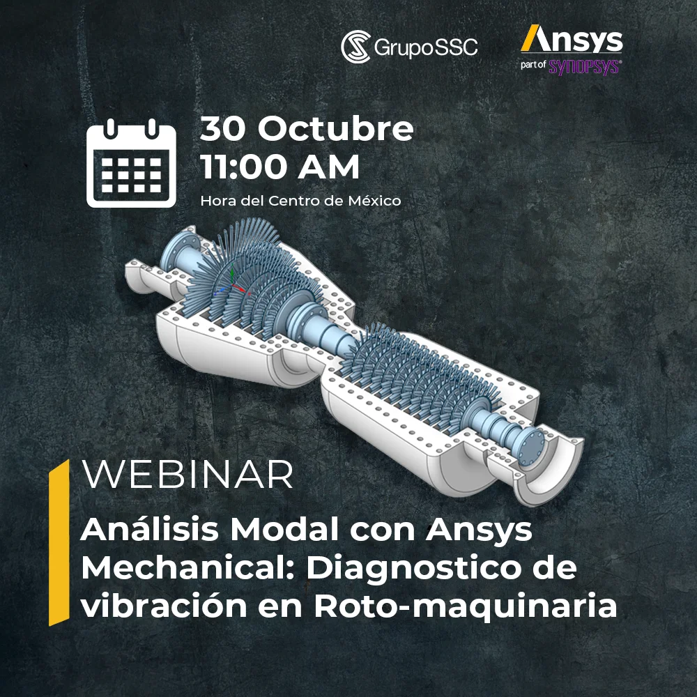 Análisis Modal en Ansys Mechanical: Vibración en Roto-maquinaria